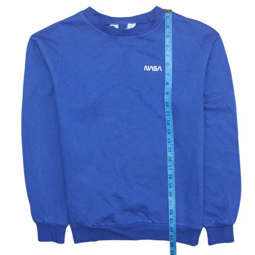 H&M NASA Blue Crew Neck Teens Pullover Sweatshirt Size S - Image 2