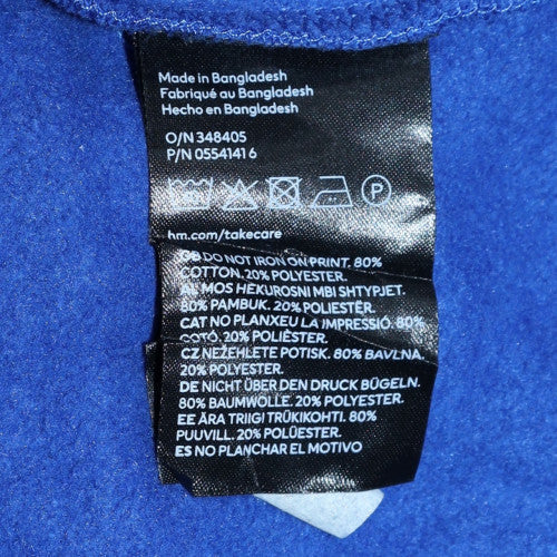 H&M NASA Blue Crew Neck Teens Pullover Sweatshirt Size S - Image 6