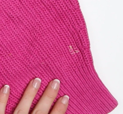 H&M Women Pink Chunky Knit V-Neck Cardigan Size S - Image 7