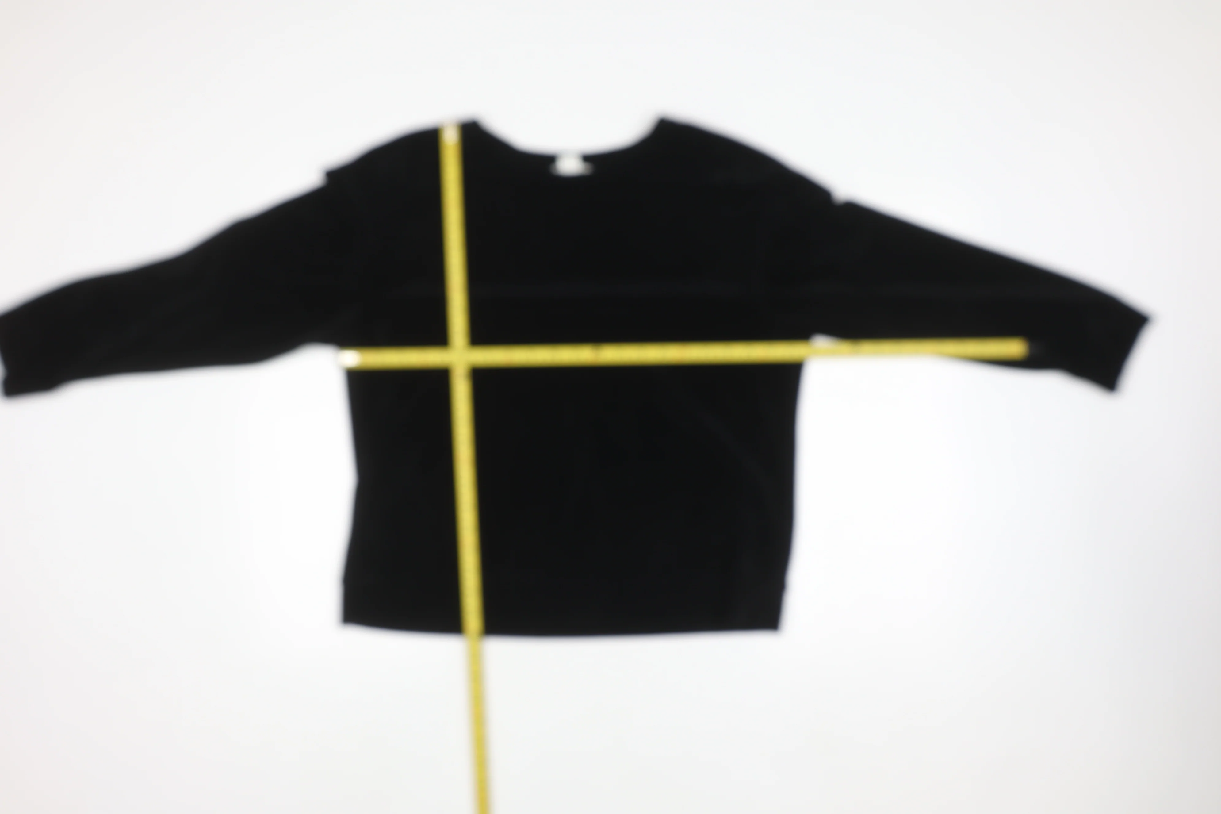 H&M Women’s Black Velvet Long Sleeve Pullover Jumper Size 12 - Image 4