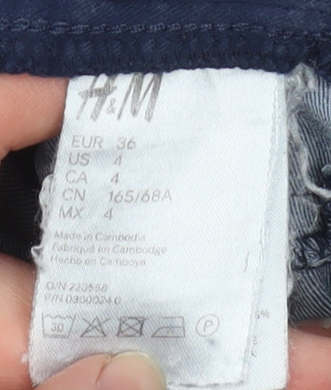 H&M Women's Blue Maternity Super Skinny Jeans UK 8 High Rise - Image 5