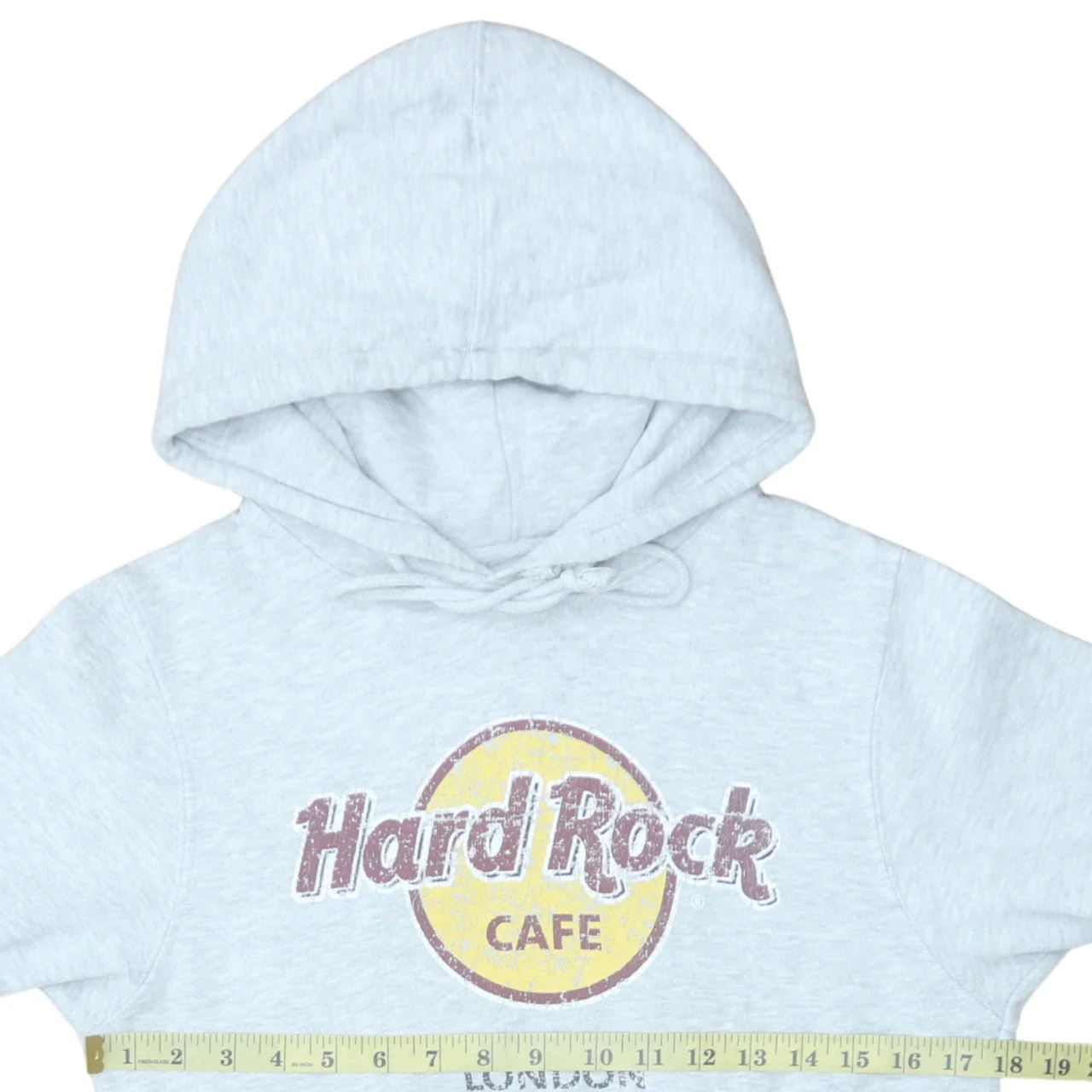 Hard Rock Cafe London Grey Hoodie Women Small Pullover Casual Cotton Blend - Image 2