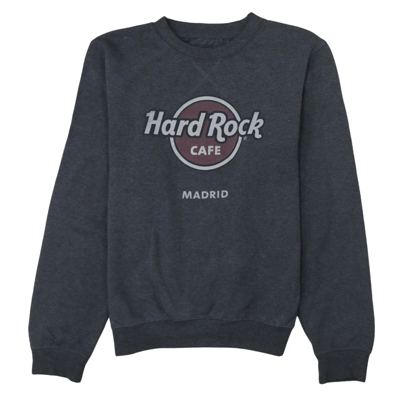 Hard Rock Cafe Madrid Women's Black Pullover Sweatshirt Medium