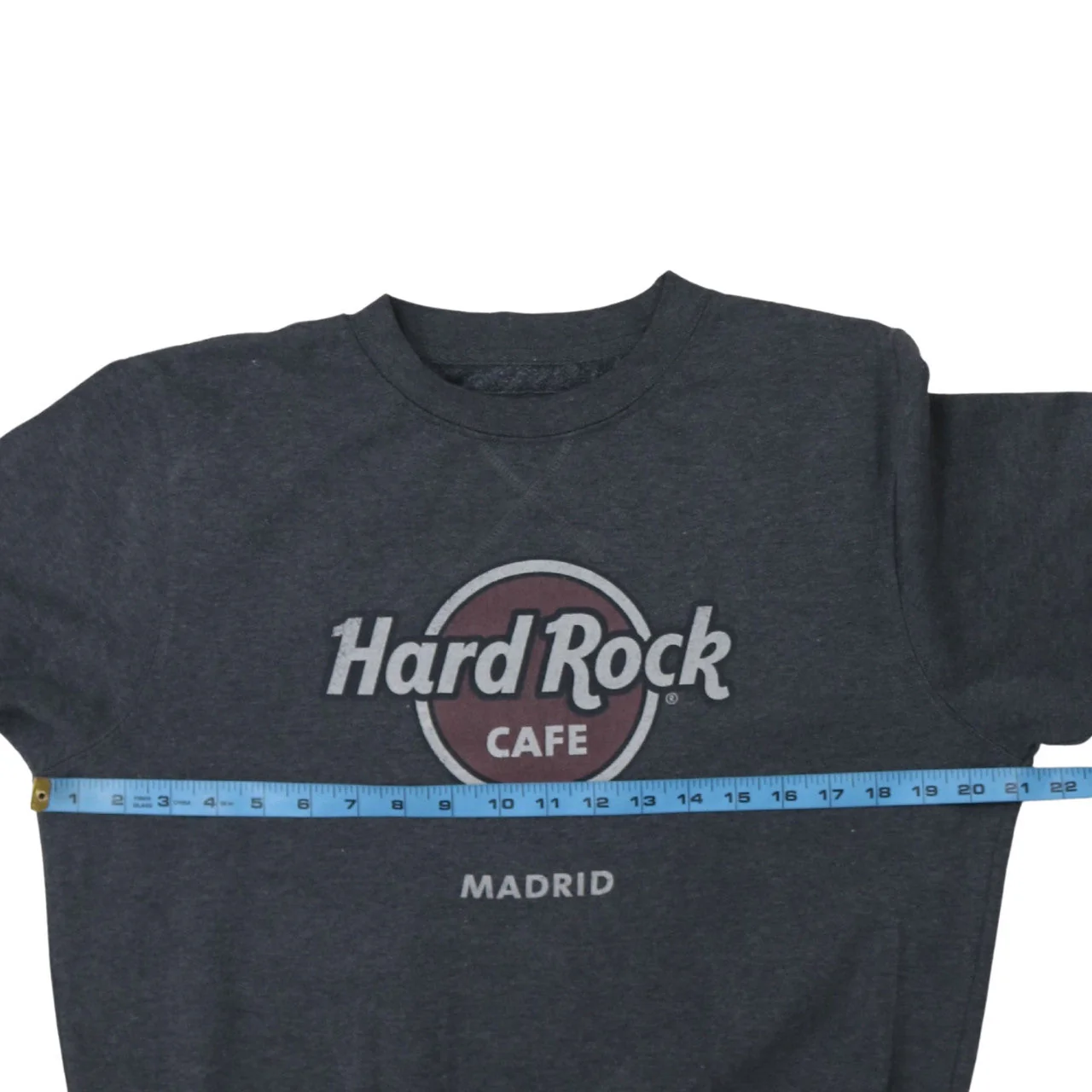 Hard Rock Cafe Madrid Women's Black Pullover Sweatshirt Medium - Image 2