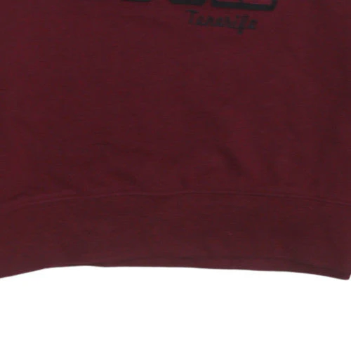 Hard Rock Cafe Men’s Red Crew Neck Pullover Sweatshirt Size L - Image 8