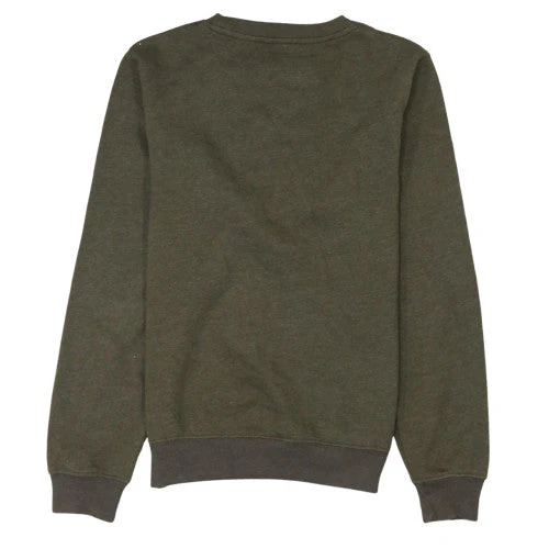 Hard Rock Cafe Men's Green Pullover Sweatshirt M Embroidered Logo Crew Neck - Image 4
