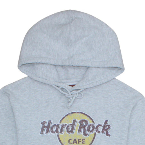 Hard Rock Cafe Rome Grey Men's Medium Pullover Hoodie Sweatshirt - Image 6