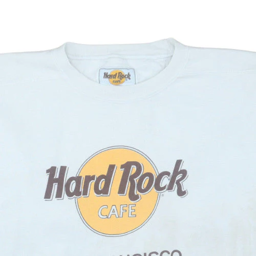 Hard Rock Cafe San Francisco Men's White Large Crew Neck Sweatshirt - Image 7