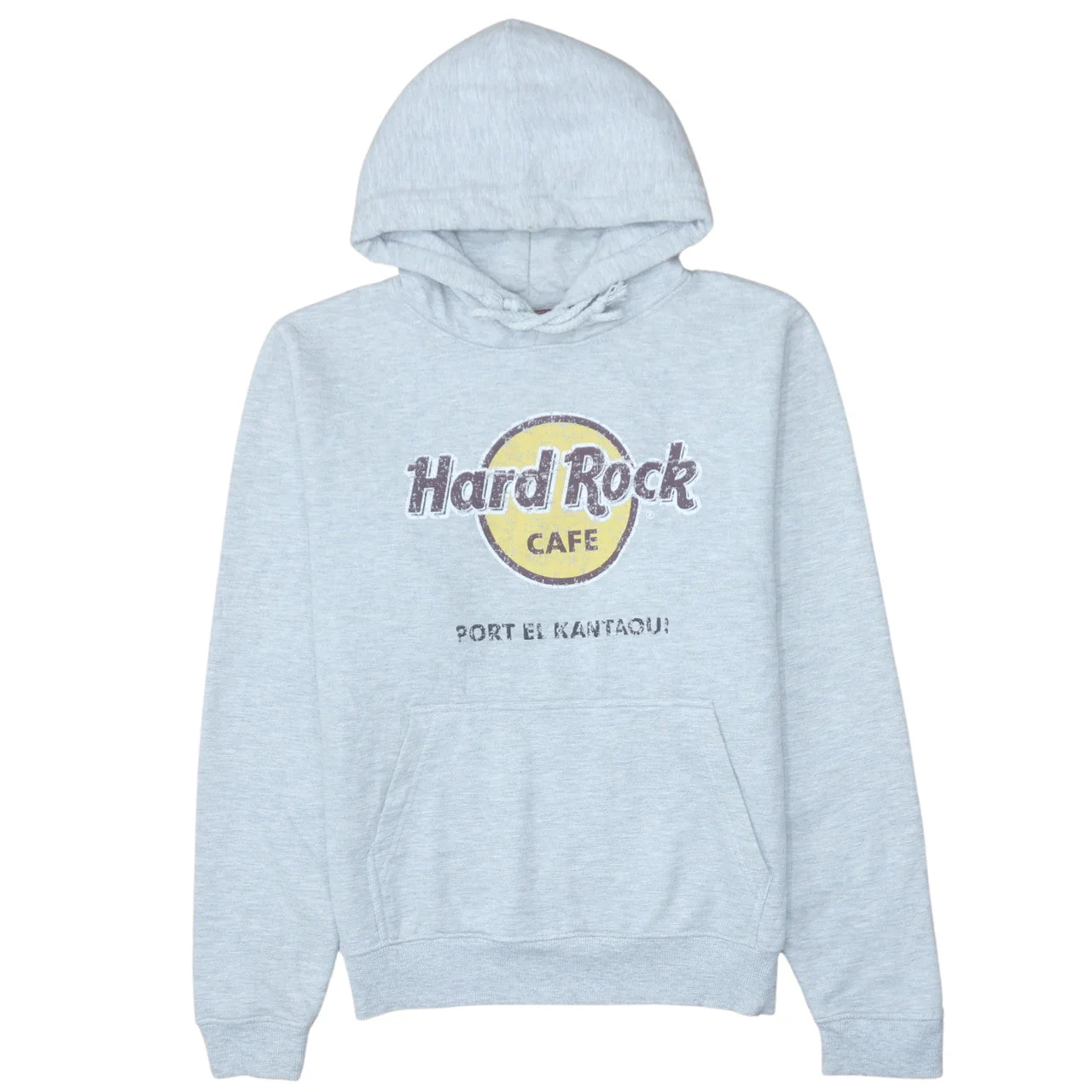 Hard Rock Cafe Women's Grey Medium Pullover Hoodie Sweatshirt