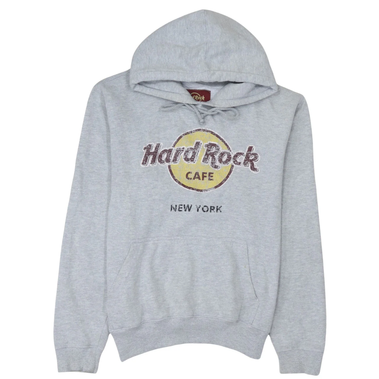 Hard Rock Cafe Women's Grey Pullover Hoodie Medium Cotton Blend