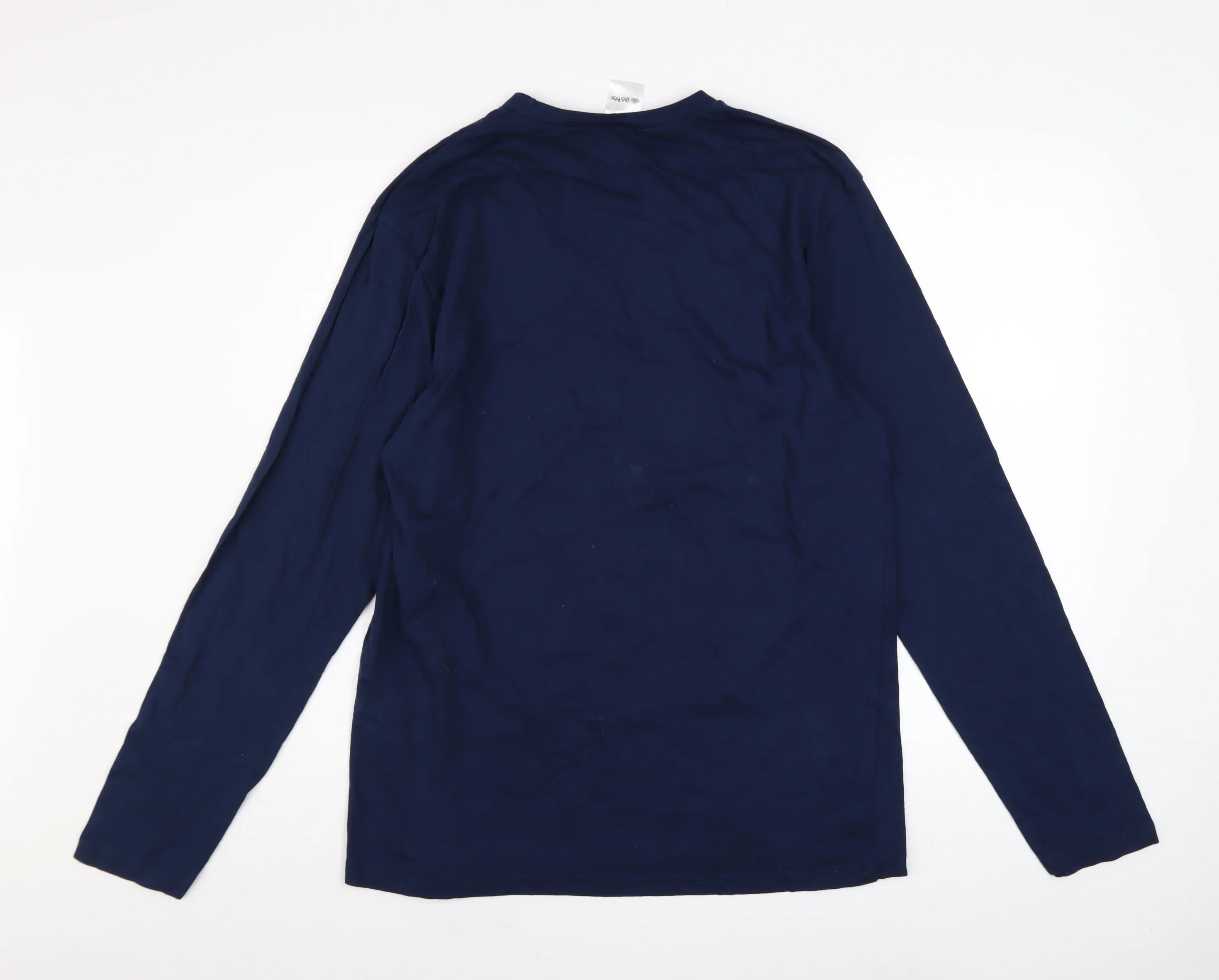 Harry Potter Womens Blue Long Sleeve Crew Neck Cotton T-Shirt Medium - Image 3