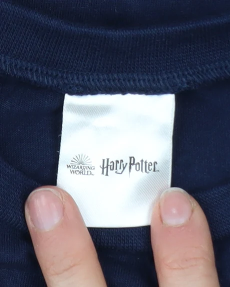 Harry Potter Womens Blue Long Sleeve Crew Neck Cotton T-Shirt Medium - Image 5