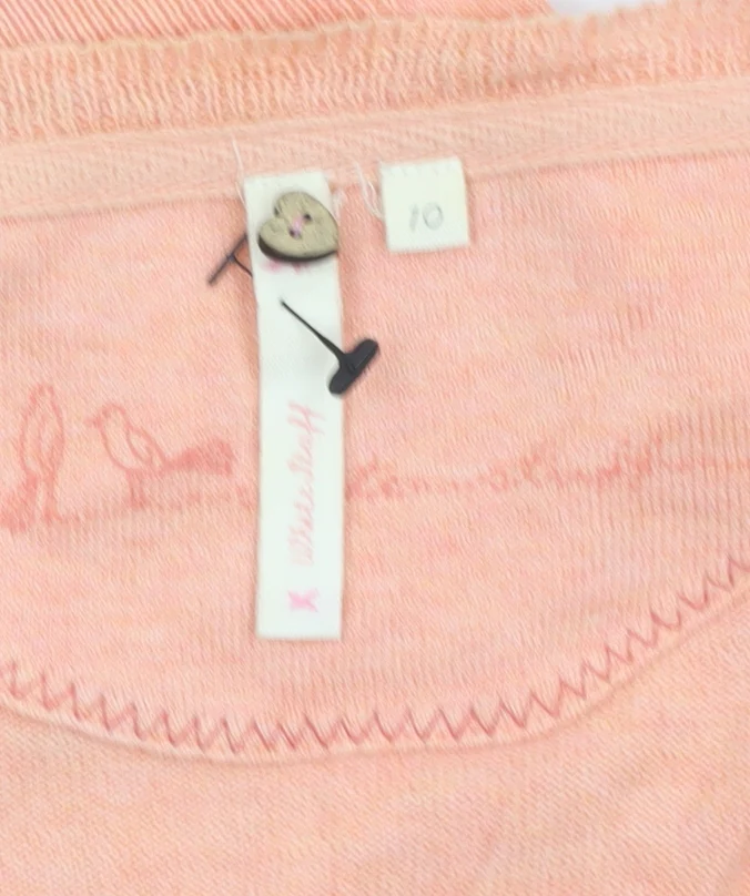 Harvest Women's Pink Cotton Button Cardigan Size 10 - Image 5