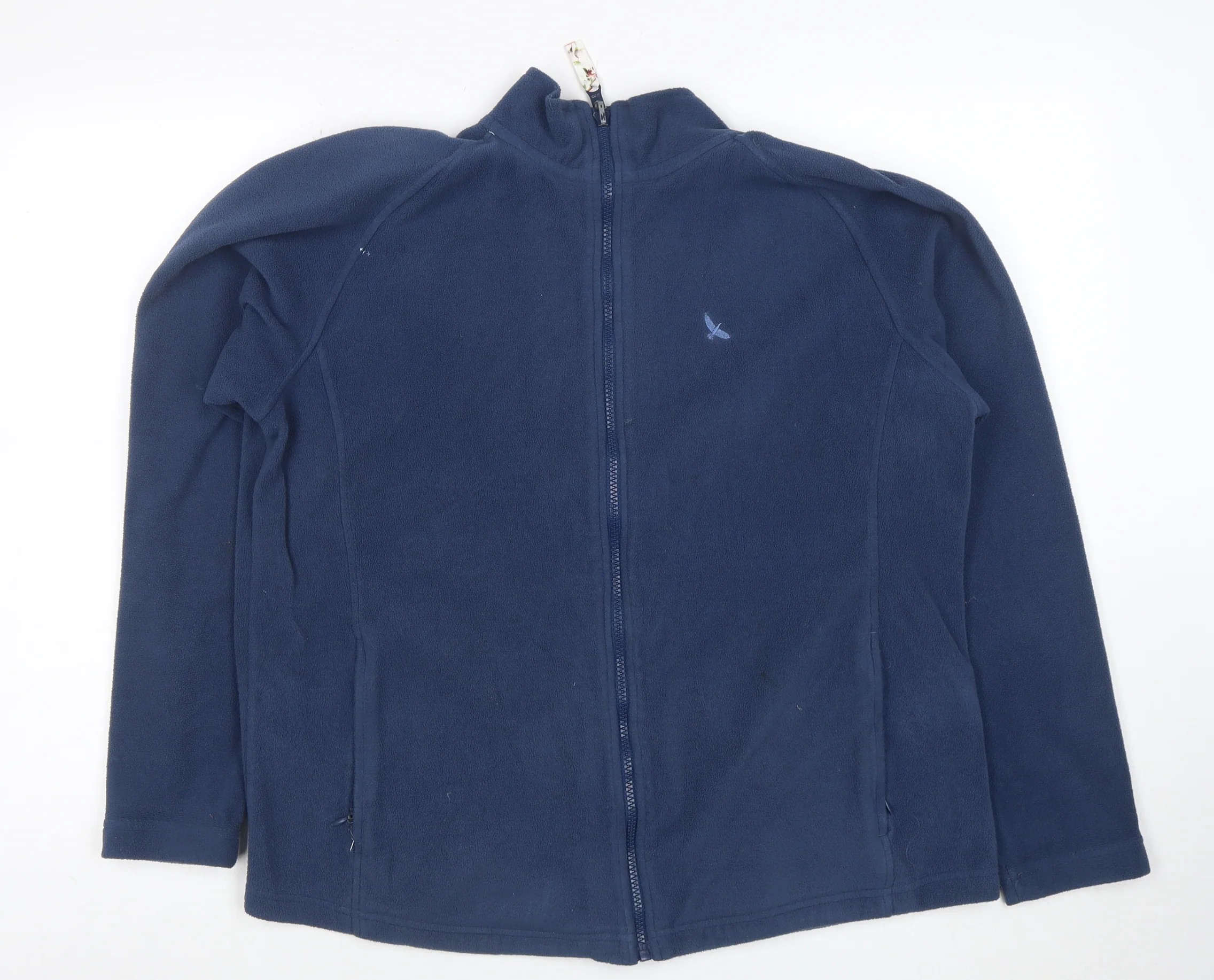 Hawkshead Womens Blue Fleece Zip Jacket Size 10 Regular