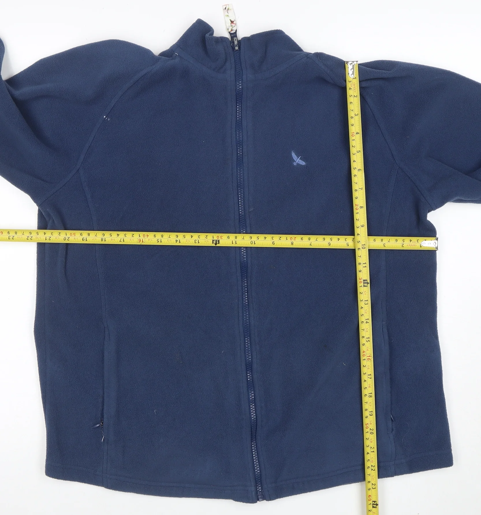 Hawkshead Womens Blue Fleece Zip Jacket Size 10 Regular - Image 2