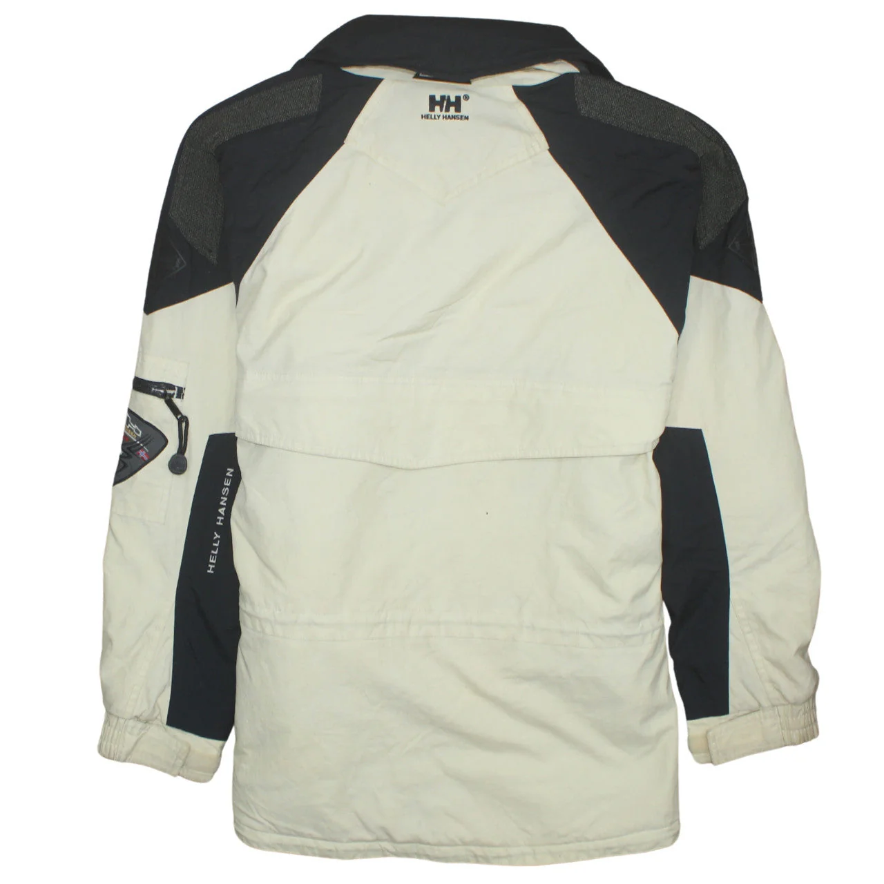 Helly Hansen Men's Beige Winter Parka Jacket Size S Water Resistant - Image 4