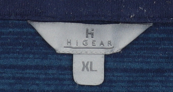 Hi Gear Men's Blue XL 1/4 Zip Fleece Sweatshirt Outdoor Pullover - Image 4