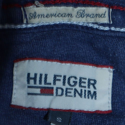Hilfiger Denim Men's Blue Pullover Hoodie Size S Classic Graphic - Image 5