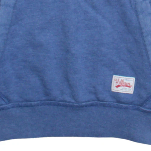 Hilfiger Denim Men's Blue Pullover Hoodie Size S Classic Graphic - Image 7