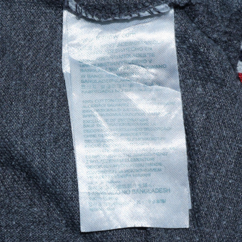 Hilfiger Denim Men's Grey Polo Shirt XL Cotton Short Sleeve Classic Fit - Image 6