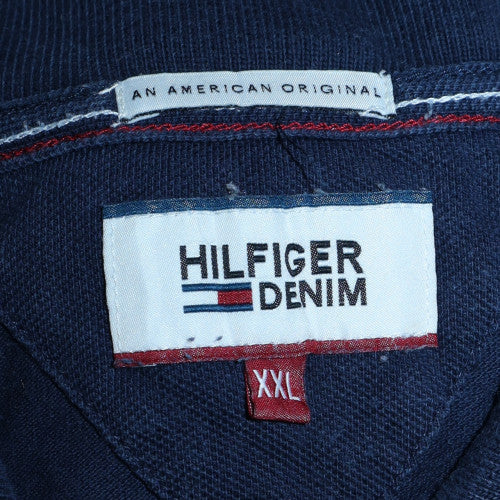 Hilfiger Denim Men's Navy Blue XXL Cotton Polo Shirt - Image 5