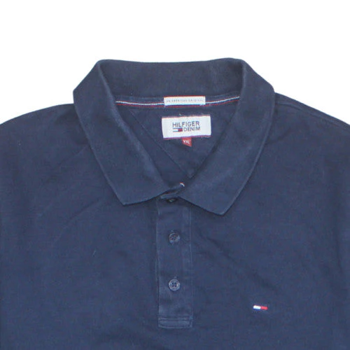 Hilfiger Denim Men's Navy Blue XXL Cotton Polo Shirt - Image 8