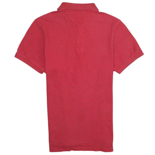 Hilfiger Denim Men's Red Cotton Polo Shirt XL Classic Fit - Image 4