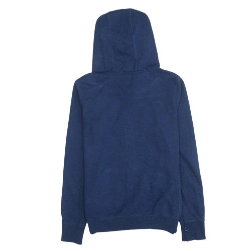 Hilfiger Denim Women's Blue Full Zip Hoodie with American Heart Print Size M - Image 4
