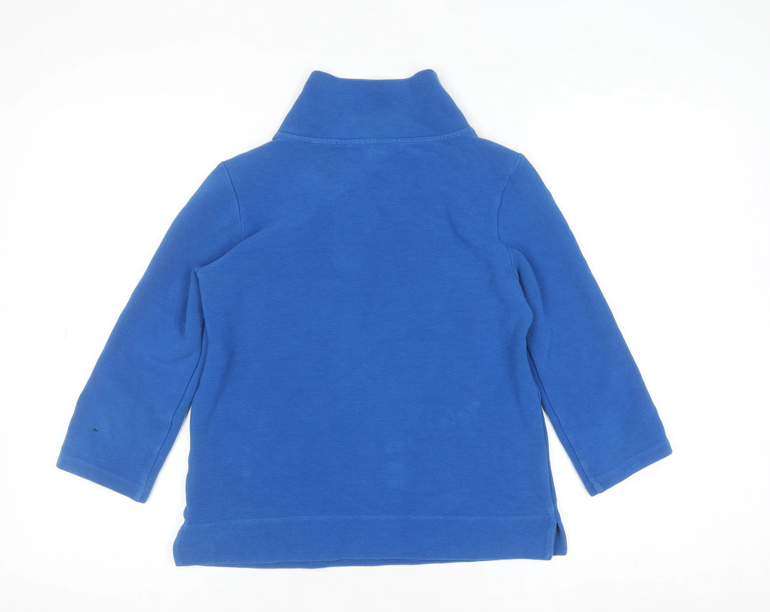 Hobbs Women’s Blue Roll Neck Cotton Pullover Jumper XS - Image 3