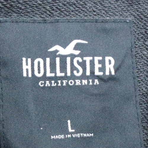 Hollister Men Black L Pullover Crew Neck Sweatshirt - Image 5