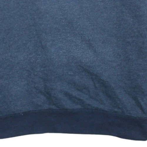 Hollister Men Blue Crew Neck Pullover Sweatshirt L Cotton Blend - Image 7