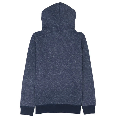 Hollister Men Blue Pullover Hoodie M Fleece Logo Sweatshirt - Image 4