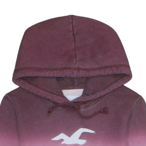 Hollister Men’s Purple Ombre Pullover Hoodie S Fleece Sweatshirt - Image 8