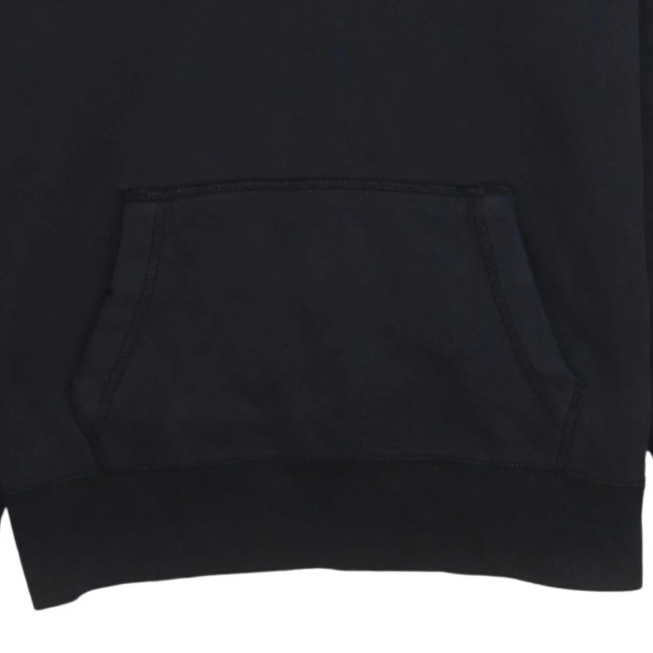 Hollister Men's Black Pullover Hoodie Small Fleece Logo Sweatshirt - Image 7