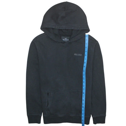 Hollister Men's Black XS Relaxed Fit Pullover Hoodie - Image 2