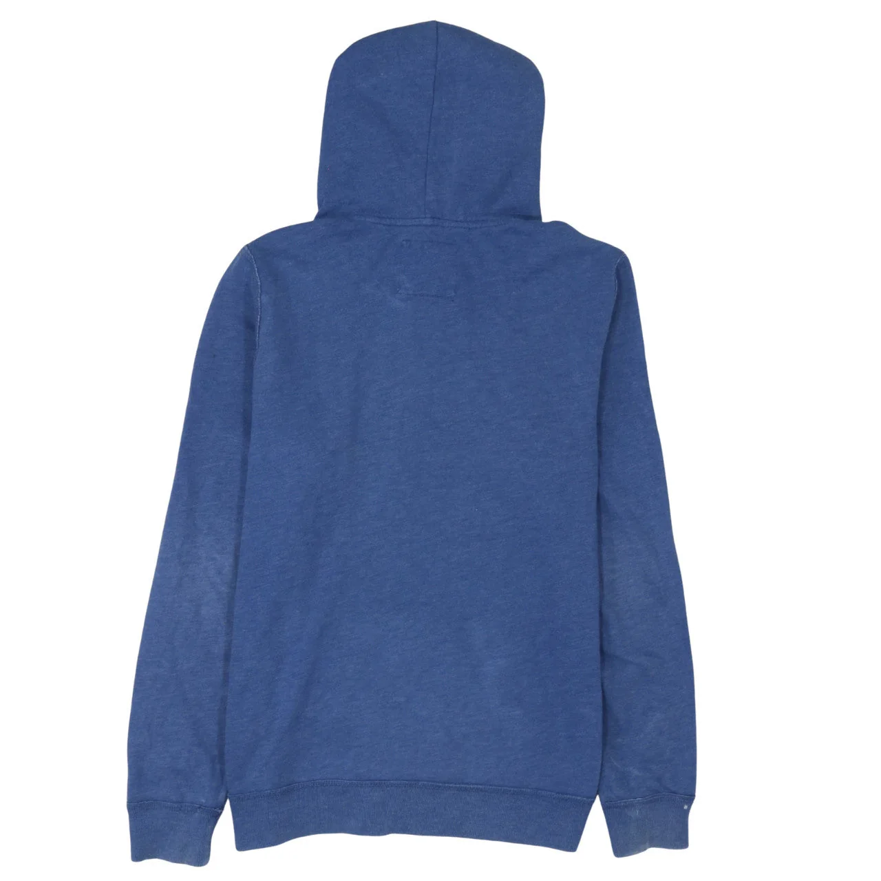 Hollister Men's Blue Pullover Hoodie S Graphic Print Cotton Blend - Image 4