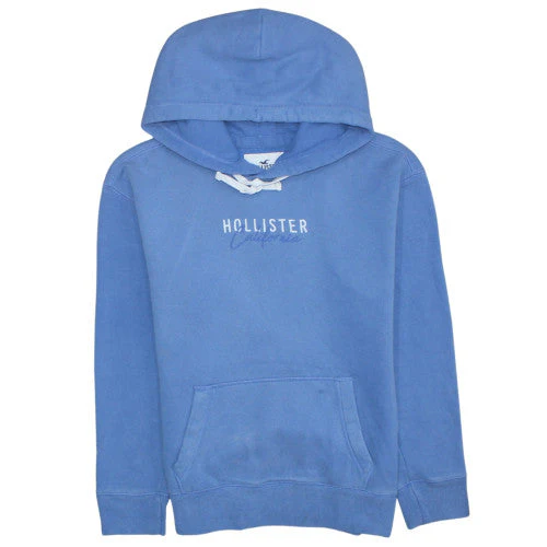 Hollister Mens Blue XS Pullover Hoodie Cotton Fleece