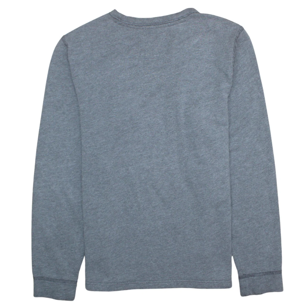 Hollister Men's Grey Logo Pullover Sweatshirt M Crew Neck Graphic Print - Image 4