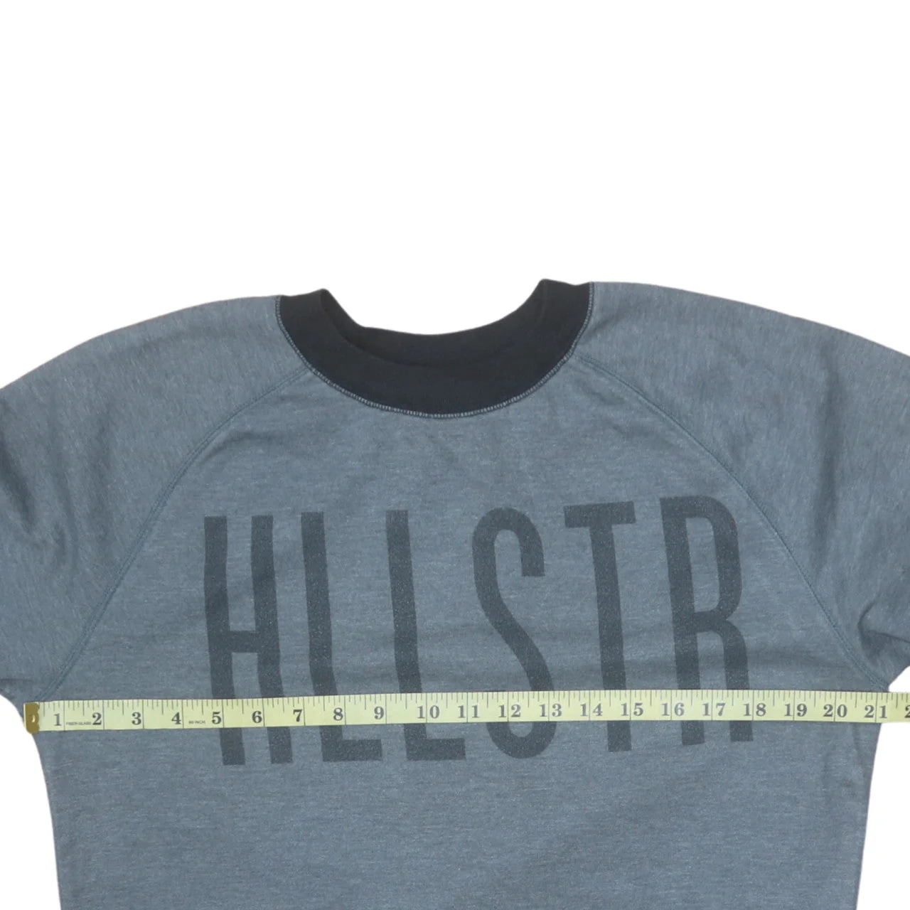 Hollister Men's Grey XS Pullover Sweatshirt Crew Neck Logo Fleece - Image 2