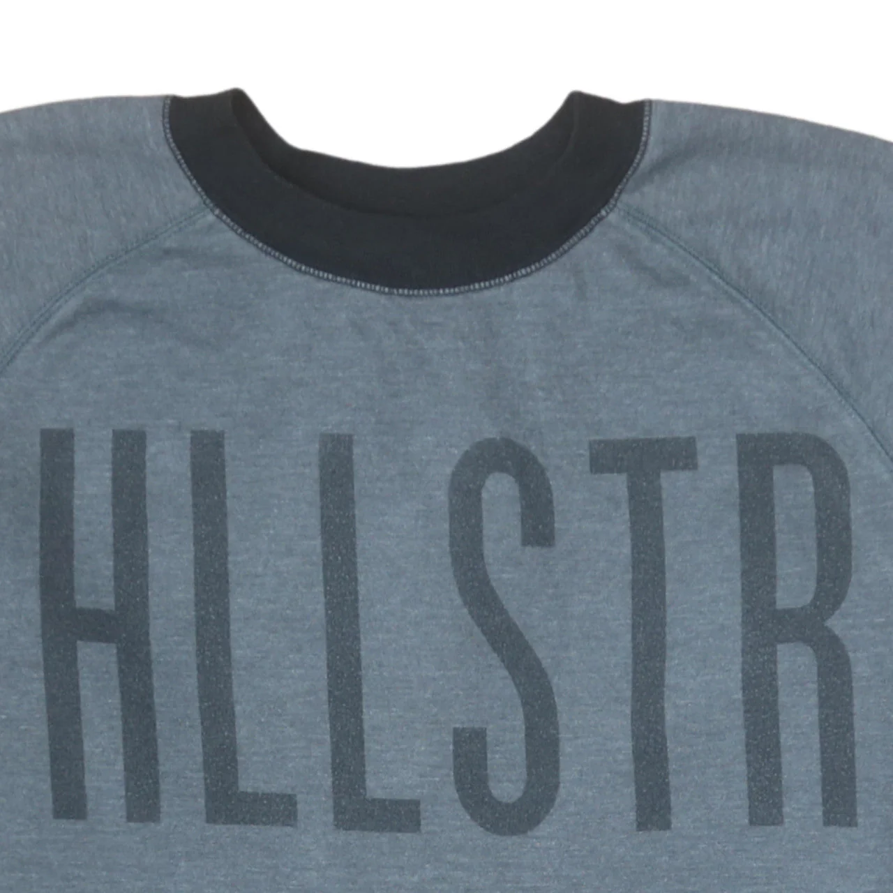 Hollister Men's Grey XS Pullover Sweatshirt Crew Neck Logo Fleece - Image 8