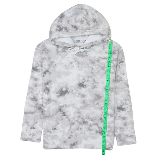 Hollister Unisex Grey XS Tie Dye Pullover Hoodie - Image 3