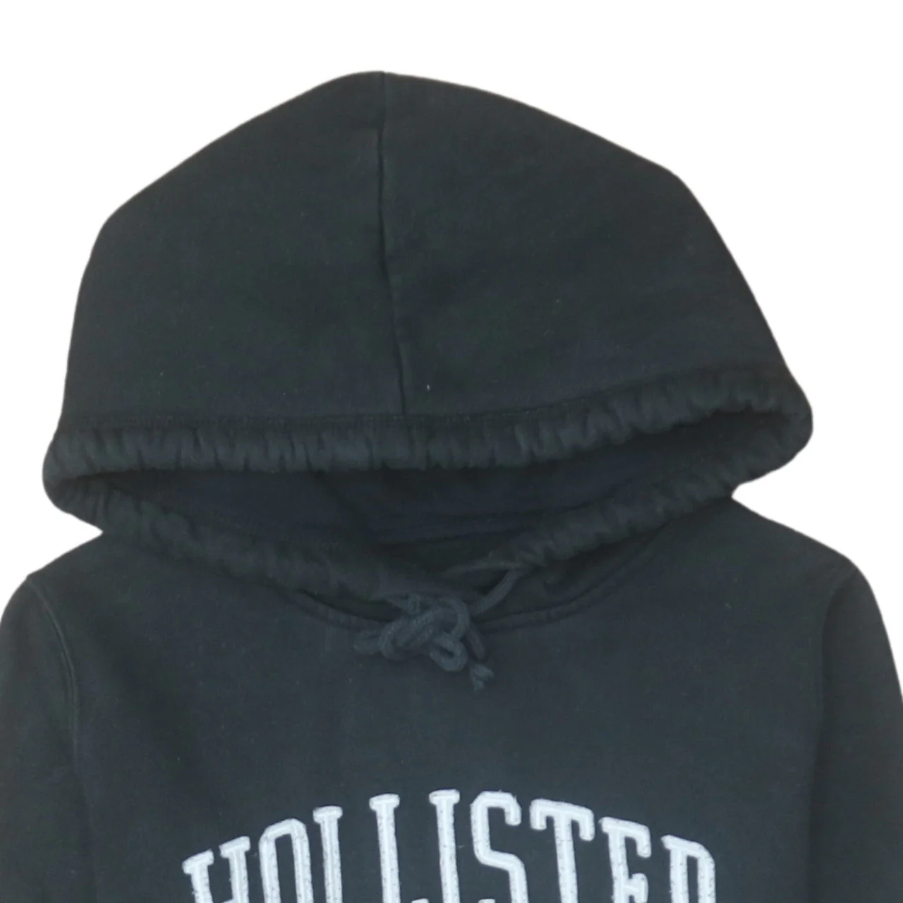 Hollister Women Black Small Pullover Hoodie with Logo Design - Image 7