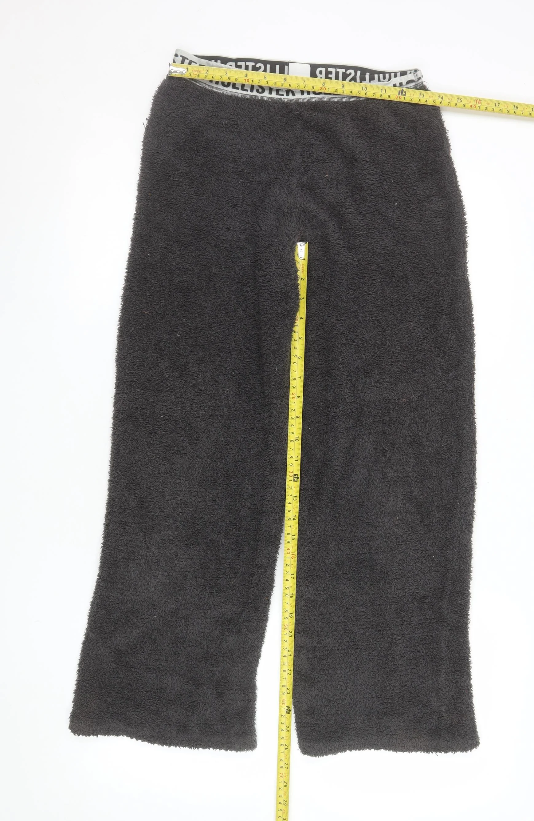 Hollister Women Grey Fleece Pyjama Pants XS Lightweight Loungewear - Image 2