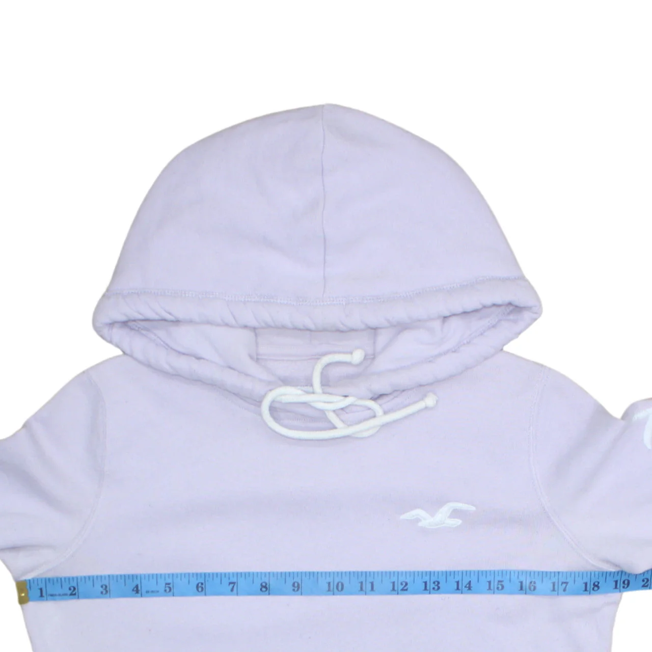 Hollister Women Purple Pullover Hoodie XS Cotton Blend Casual - Image 2