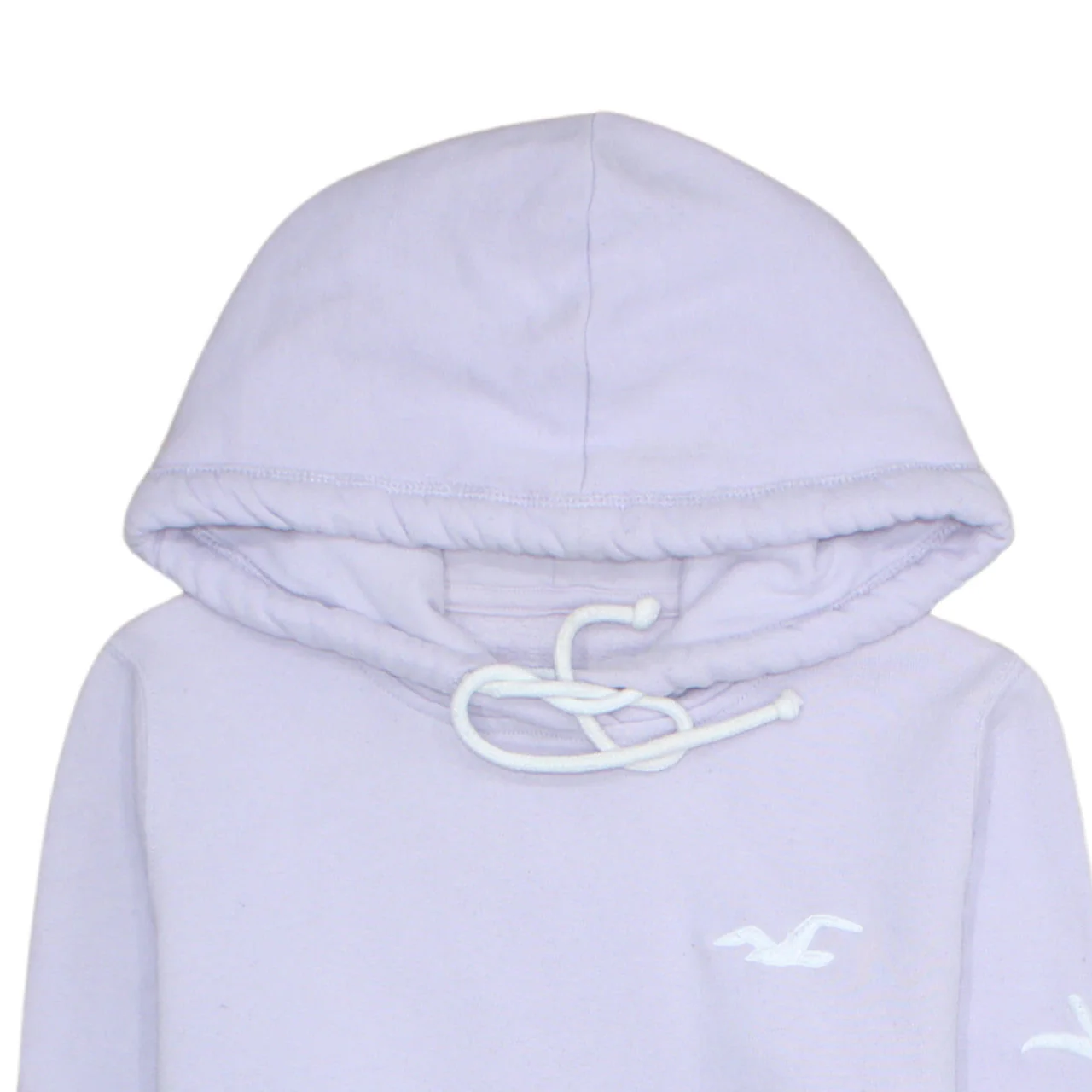 Hollister Women Purple Pullover Hoodie XS Cotton Blend Casual - Image 8