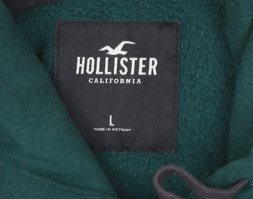 Hollister Women’s Green Calabasas Leisure Club Pullover Hoodie L - Image 4