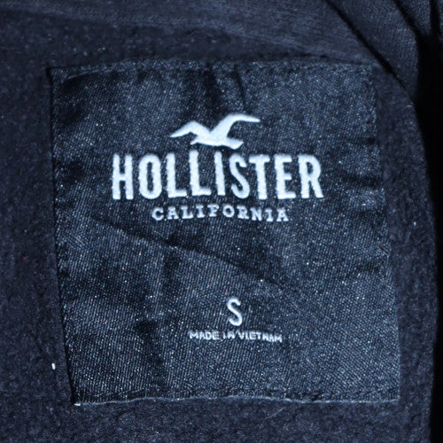 Hollister Womens Black Small Pullover Hoodie With Logo Print - Image 5