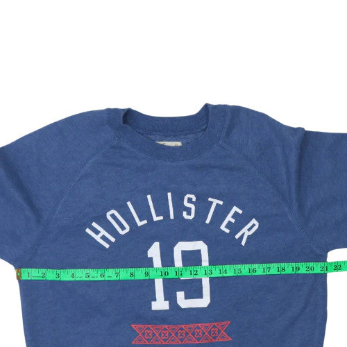 Hollister Women's Blue XS Crew Neck Pullover Sweatshirt - Image 2