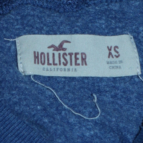 Hollister Women's Blue XS Crew Neck Pullover Sweatshirt - Image 5
