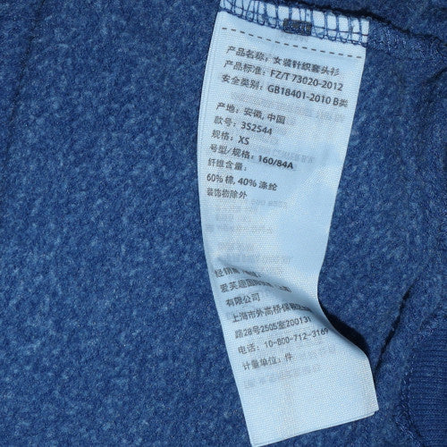Hollister Women's Blue XS Crew Neck Pullover Sweatshirt - Image 6